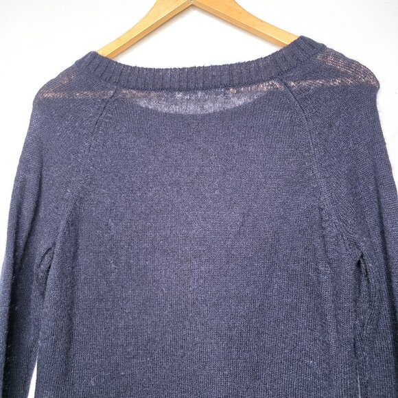 Woolrich Scenic Graphic Wool Mohair Blend Knit Sweater Mountain Camp Landscape - Picture 11 of 11